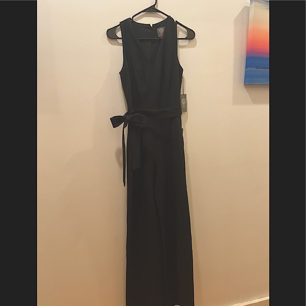 Vince Camuto Sleeveless Jumpsuit with Pockets NWT